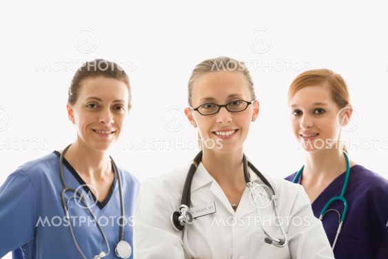 Woman doctor.