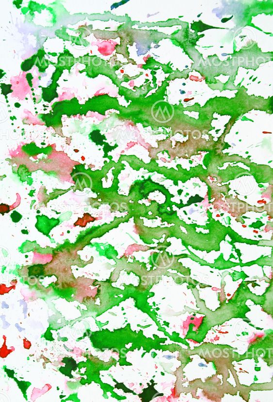 Abstract watercolor background on paper texture