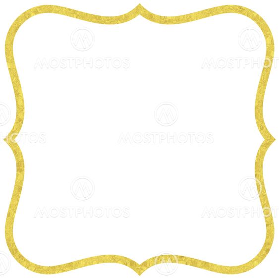 Frame painted with gold
