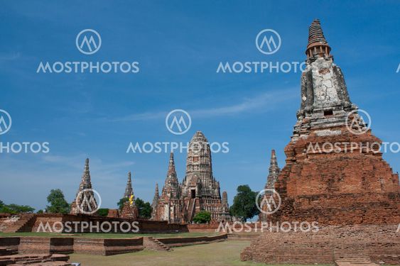 Chaiwattanaram temple in Ayutthaya Historical Park , Thailand