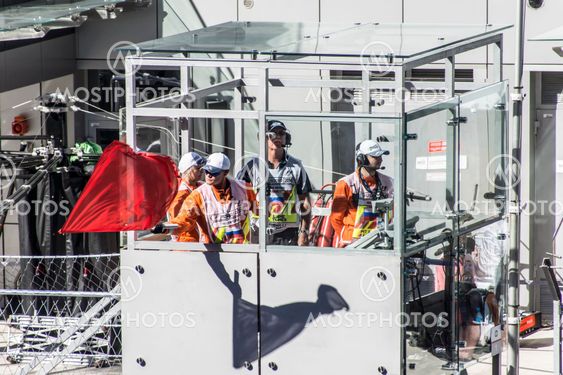 The red flag above Sochi autodrom.