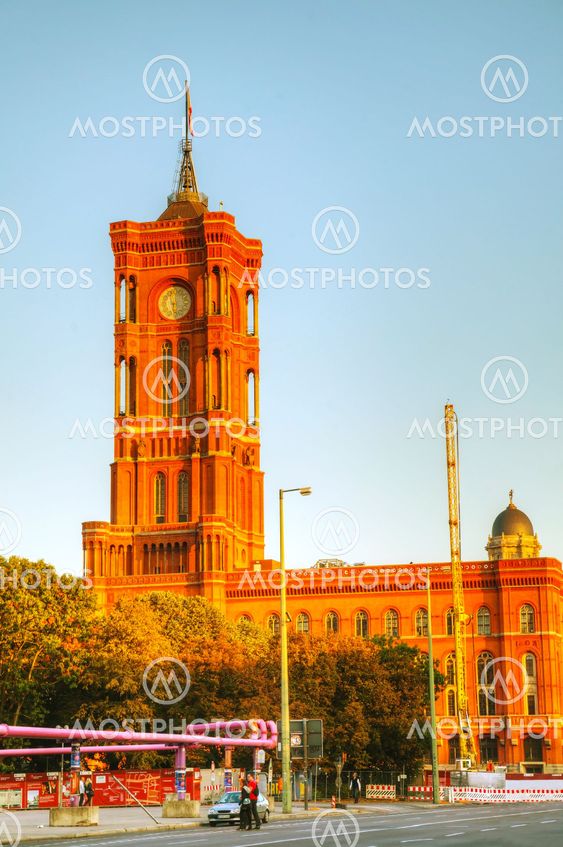 Rotes Rathaus Building In B By Andreykr Mostphotos