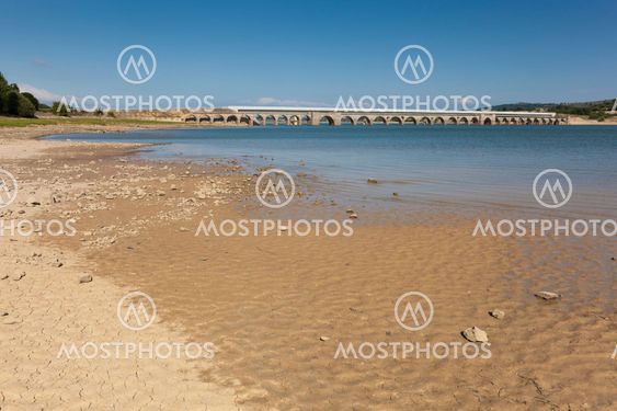Ebro reservoir, Burgos, Castilla y Leon, Spain