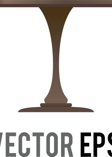 Brown table 60s 70s retro style home interior design