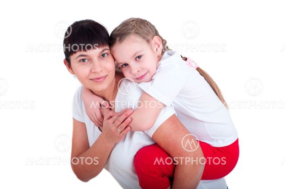mom and daughter