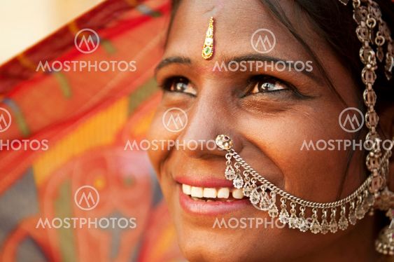 Happy Indian woman