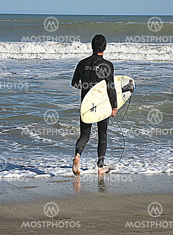 Surfer silhouette