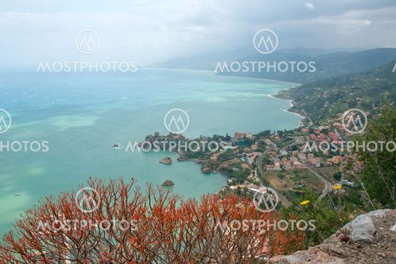 Seaside in Cefalu, Sicily, Italy