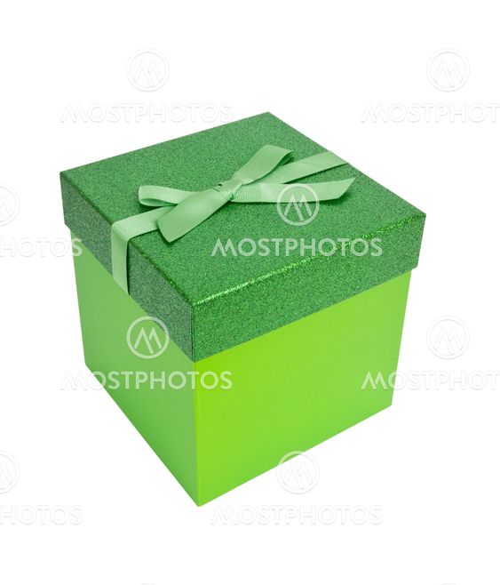 Green Christmas Present