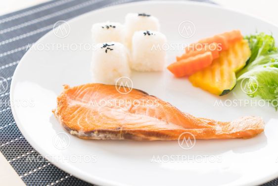 salmon steak