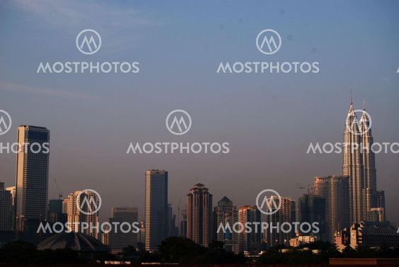 Kuala Lumpur Skyline in The Morning