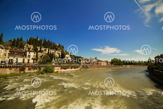 Italian City by the river