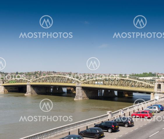 River Medway Bridge, Rochester, Kent, England