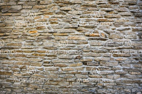 masonry stone wall