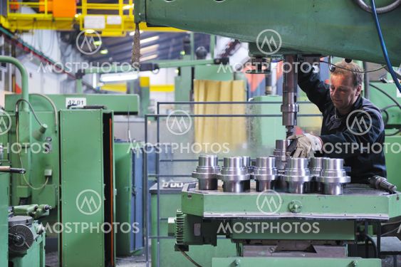 industry workers people in factory
