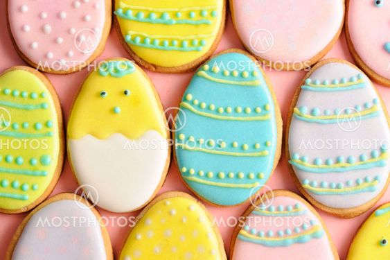 Easter homemade gingerbread cookie