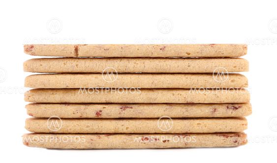 Sticks of biscuit with filling.
