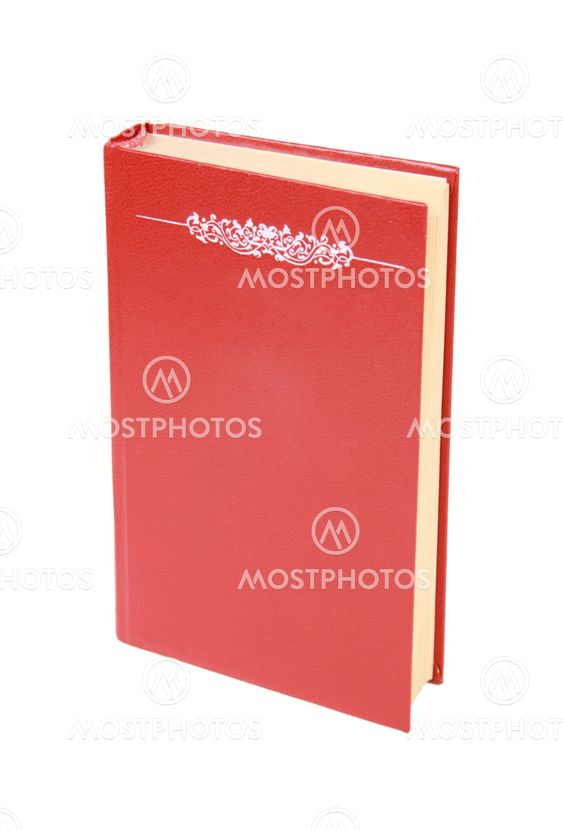 Empty red book