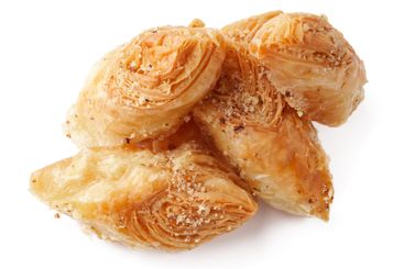 Delicious traditional pastry made with flaky layers and...