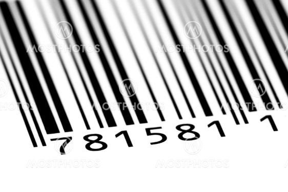 Barcode close up