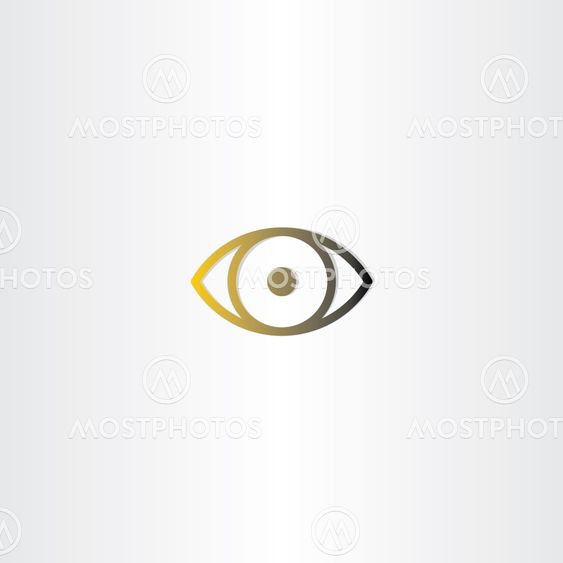 eye icon line vector design