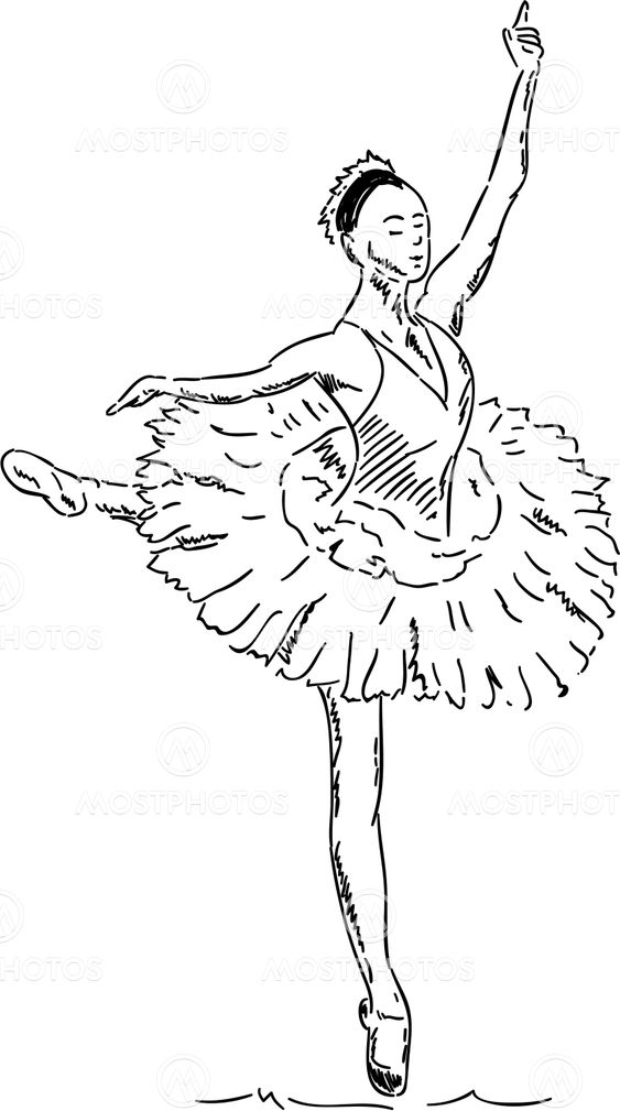 ballerina dansar