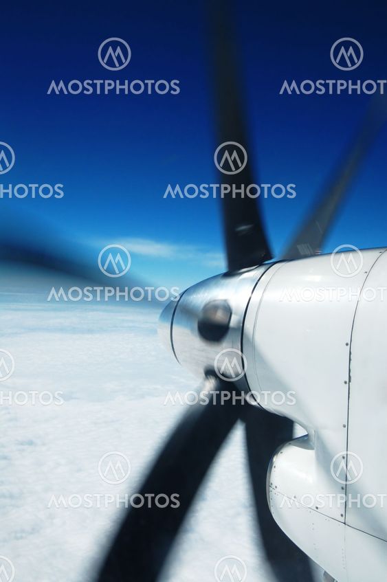 engine and propeller