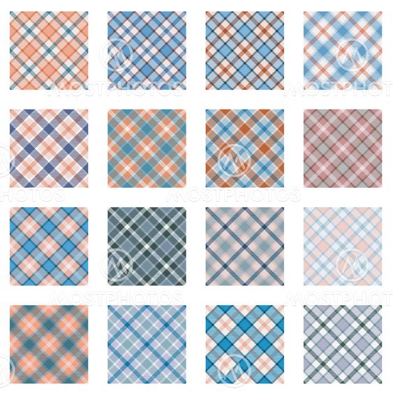 Plaid patterns collection