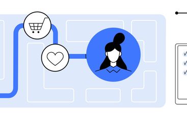 Customer Journey Map Highlighting Online Shopping...