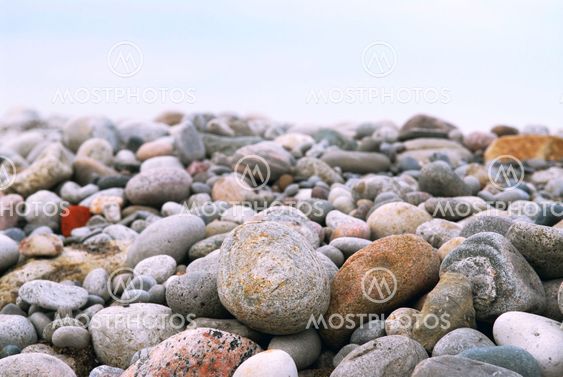 Beach pebbles