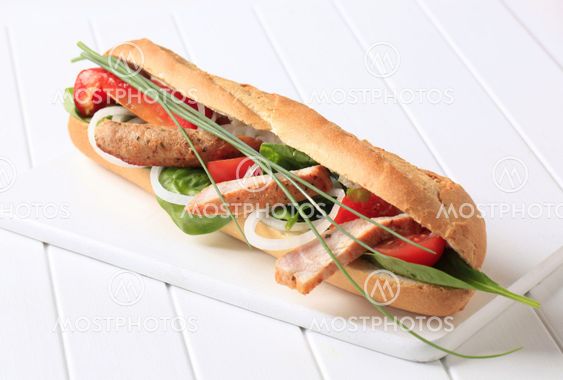 Chicken sub sandwich