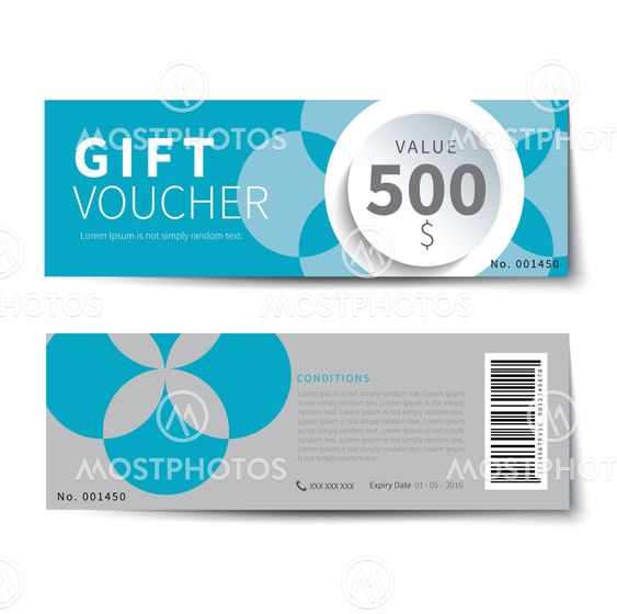 gift voucher discount template design