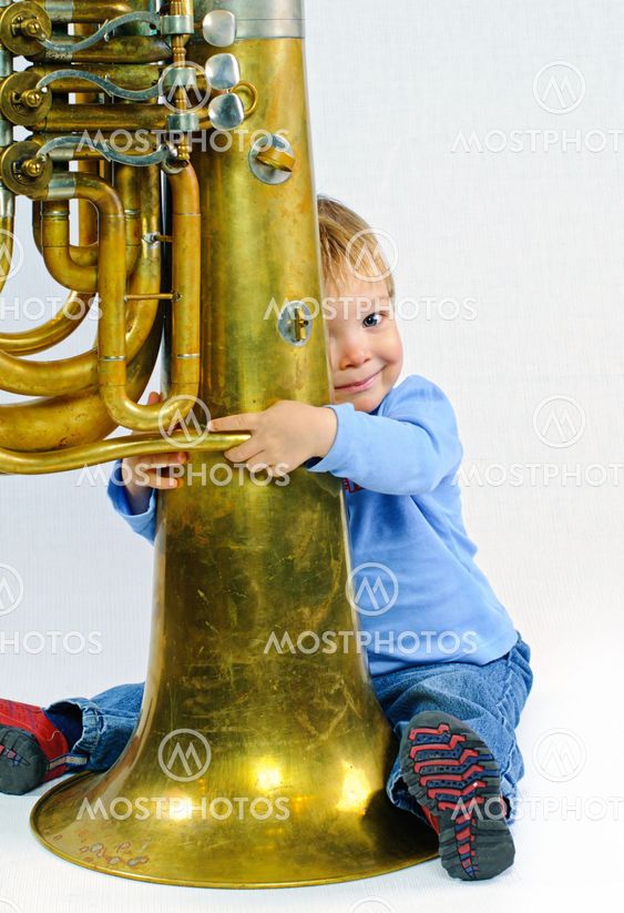 Little musician.