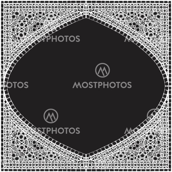 Geometric corner frame pattern ethnic tile colorful abstract background vector