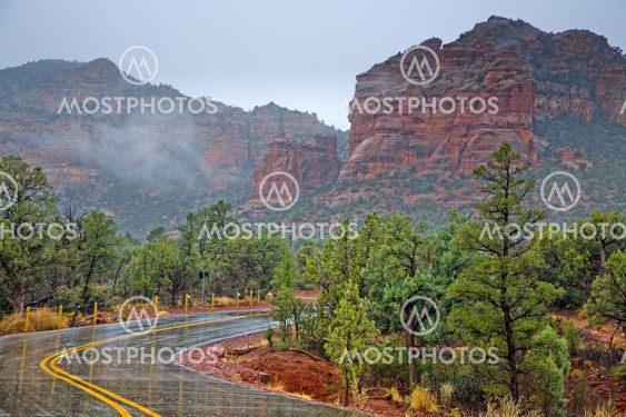 Road through Red Rocks