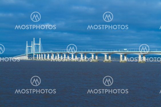 Second Severn Crossing, bridge over Bristol Channel...