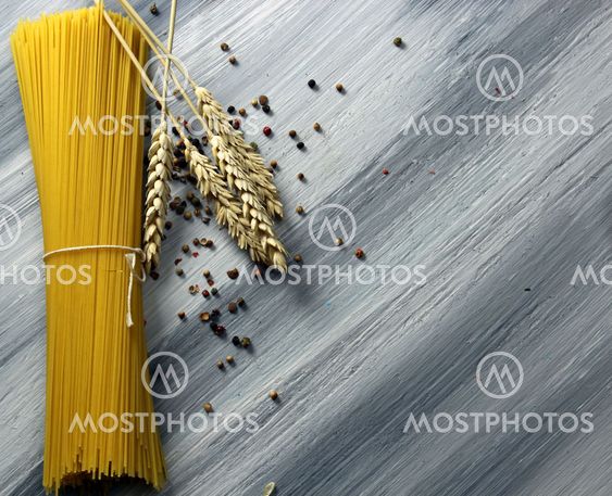Pasta with spices