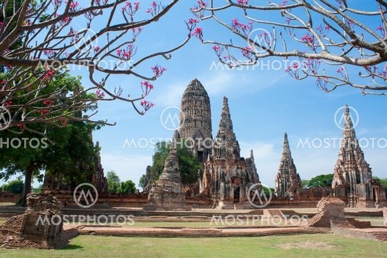 Chaiwattanaram temple in Ayutthaya Historical Park , Thailand