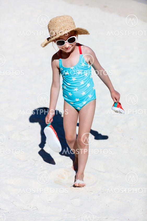 Little girl on vacation