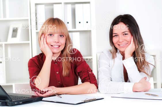 portrait of beautiful business women