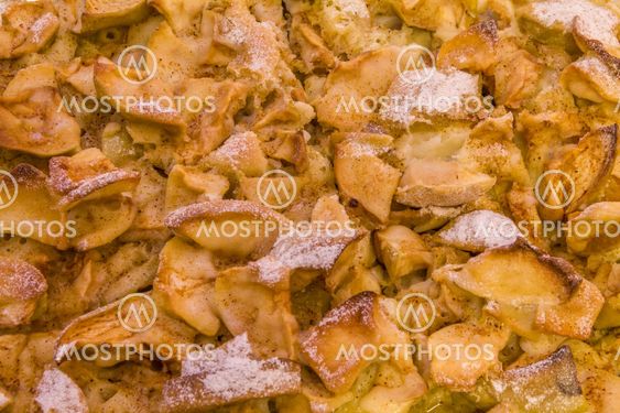 Apple pie texture