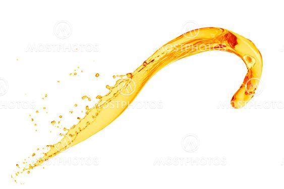 orange juice splash