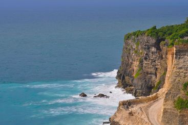 Coast at Uluwatu, Bali, Indonesia.