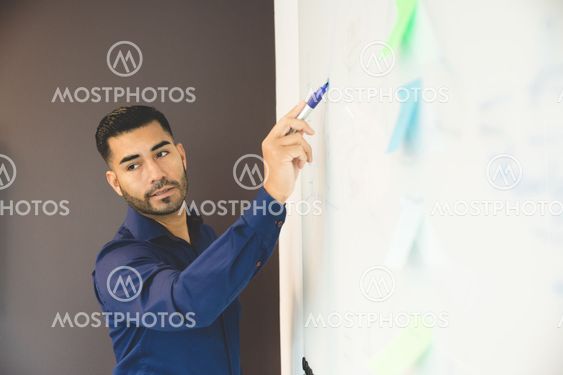 Brainstorming på kontoret