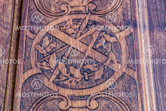 Freemasonry door entrance detail
