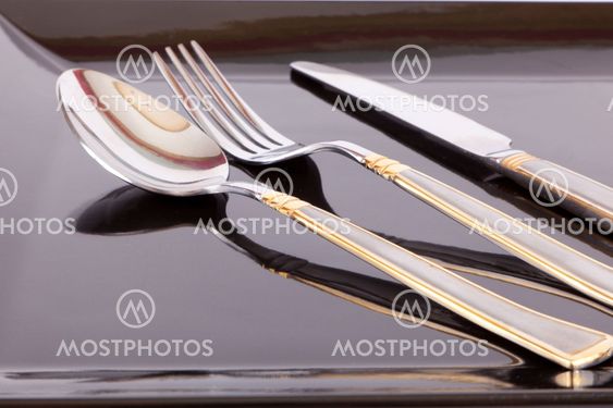 Restaurant Design Dish with fork and knife
