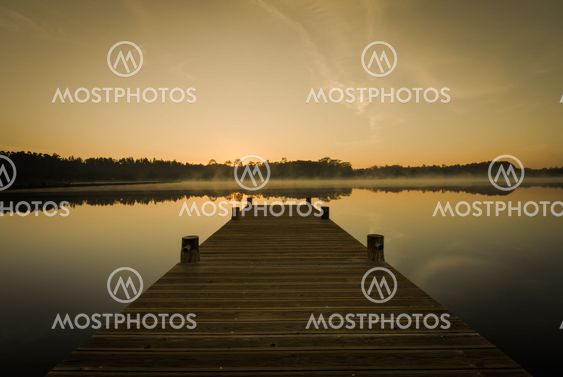 Sunrise on lake