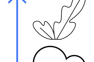 Ascending Potential Blue Upward Arrow, Feathers and...