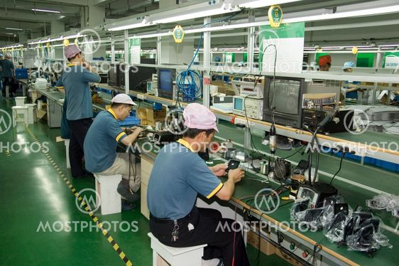 Chinese factory for CCTV camera