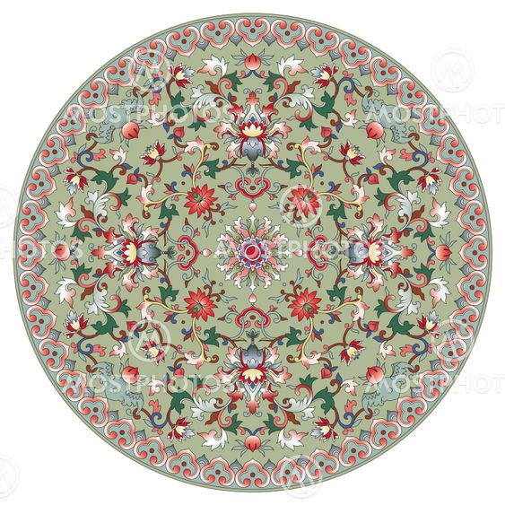 Chinese circular pattern